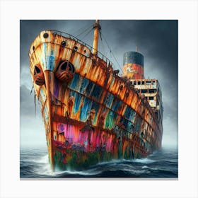 Shipwreck Canvas Print