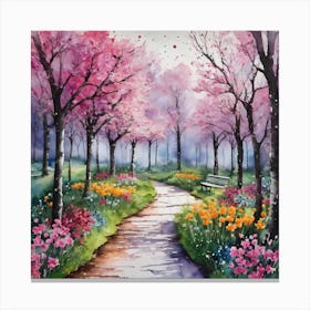 Cherry Blossoms 11 Canvas Print