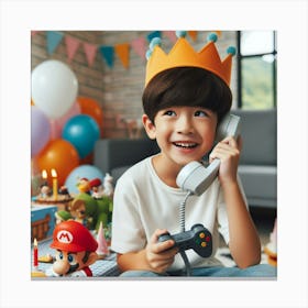 Happy kid Canvas Print