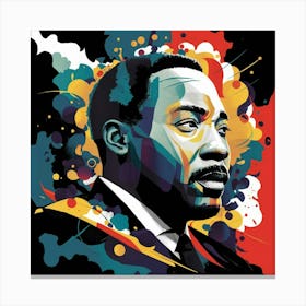 Martin Luther King Jr. 32 Canvas Print