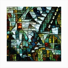 Stained Glass Window 1 Canvas Print