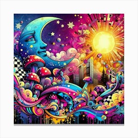 Psychedelic Painting 3 Canvas Print