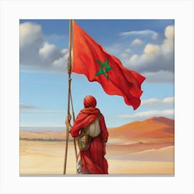 Moroccan Flag Canvas Print