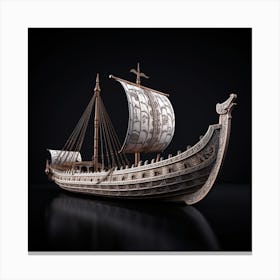 Viking Ship 3 Canvas Print