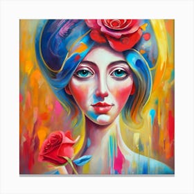 Sweet look Canvas Print