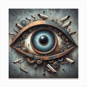 Eye Of The Machine 2 Canvas Print