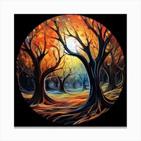 Trees Of Autumn Canvas Print