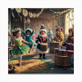 Seasonal Festivals Canvas Print