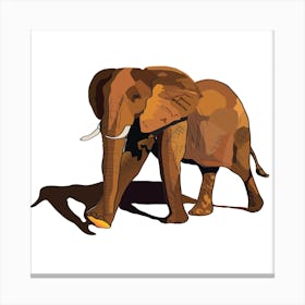 Desert Elephant 2 Canvas Print