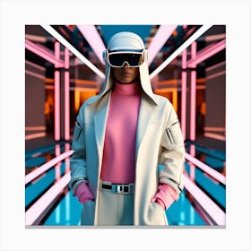 Futuristic Woman 11 Canvas Print