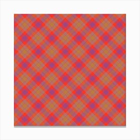 Plaid Fabric 57 Canvas Print