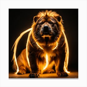 Holy Glowing Beast Master Pet 1 Canvas Print