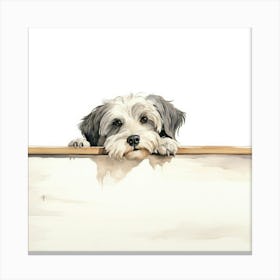 Dog Painting 1 Canvas Print