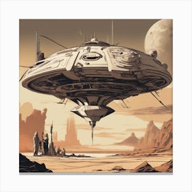 Star Wars Empire Glorious Dystopian Propaganda Art 5 Canvas Print