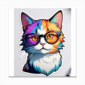 Elegant cat Canvas Print