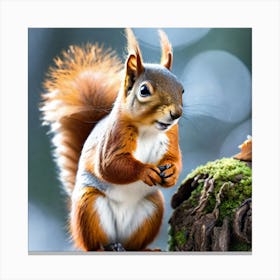 Red Squirrel 12 Canvas Print