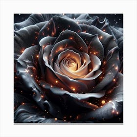 Black Rose Canvas Print