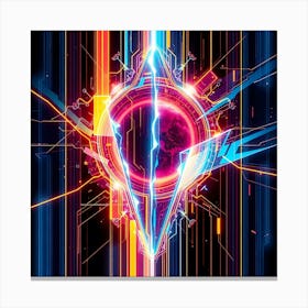 Sci - Fi Logo Canvas Print