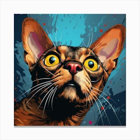 Sassy Cat Canvas Print