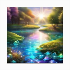 Rainbow River 11 Canvas Print