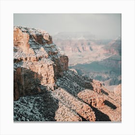 Grand Canyon Snow Canvas Print