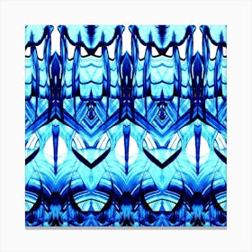 Abstract Blue background Canvas Print