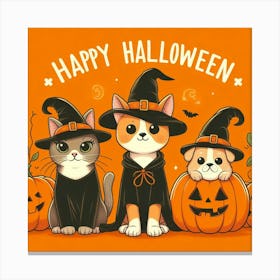 Happy Halloween Canvas Print