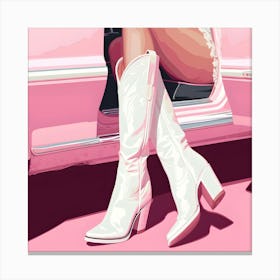 Cowboy Boots Canvas Print