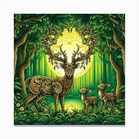 Dear deer Canvas Print