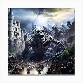 Darkness Army Canvas Print