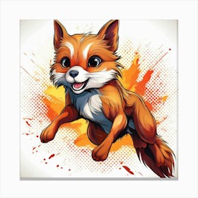 Cute Fox Canvas Print