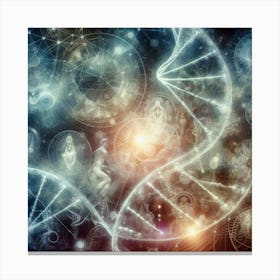 Dna - Symbolism Canvas Print