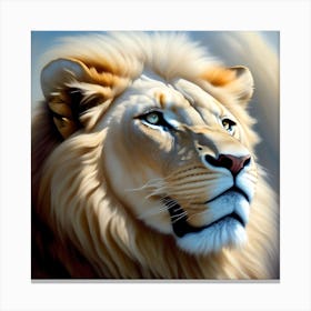 Lion Portrait Canvas Print