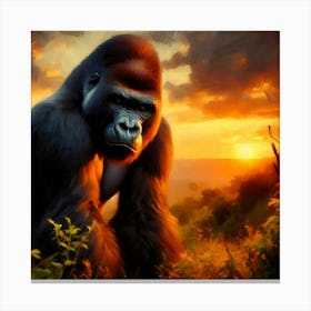 Wild Animal Illustration 46 Canvas Print