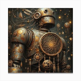 Where Rust Blooms into Starlight 1 Canvas Print