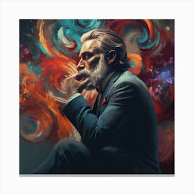 Man In The Suit Canvas Print