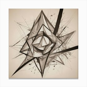 Abstract Geometric Design 1 Canvas Print