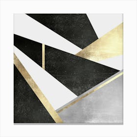 Golden geometry 11 Canvas Print