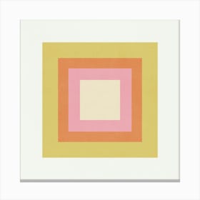 Minimalist Abstract Geometries - Candy 05 Canvas Print