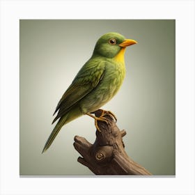 Green Woodpecker Canvas Print