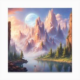 Mountain Landscape 21 Canvas Print