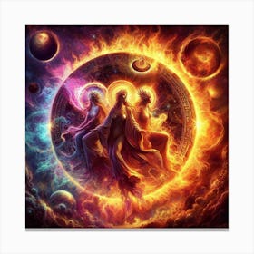 Three Goddesses Canvas Print