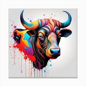 Taurus Bull-Headed Canvas Print