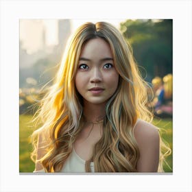 Asian Girl 1 Canvas Print