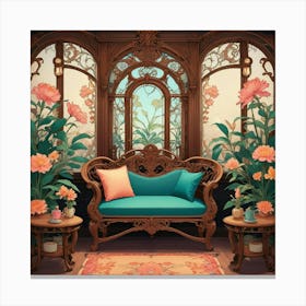 Victorian Interior Canvas Print