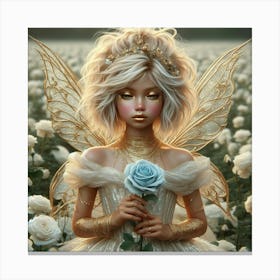 Fairy In A Field 2 Canvas Print