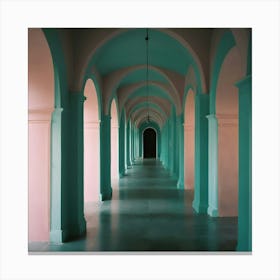 Hallway Stock Videos & Royalty-Free Footage 1 Canvas Print