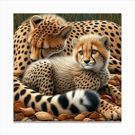 Cheetahs Canvas Print