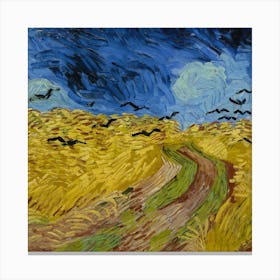 Van Gogh, Wheat Field With Crows Canvas Print