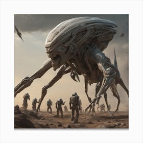 Alien Invasion Canvas Print